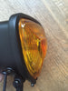 TRIANGLE HEADLIGHT BLACK WITH YELLOW LENS