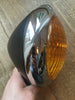 KOPLAMP UNITY ZWART MET GELE LENS 5.75 INCH