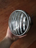 Koplamp zwart met chromen grill 6.5 inch