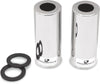 PROGRESSIVE SUSPENSION CUSTOM SHORT SHOCK COVERS CHROME