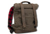 BURLY BACK PACK WAXED ROLL TOP