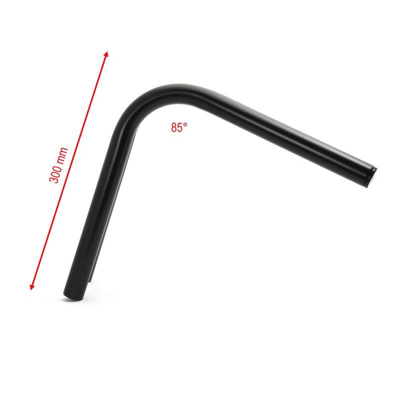 Anderson Style grips black for 25 mm handlebar with throttle clamp