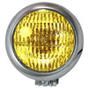 Headlight Bezel chrome 4.5" amber/yellow lens