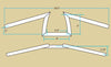 Biltwell keystone 1 inch zwart stuur