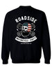 Roadside support crewneck sweater black