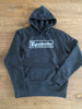 ROADSIDE SCRIPT HOODIE DARK GREY