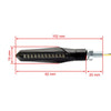 LED Turn Signals Black Sequential