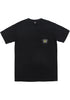 MOONEYES X LOSER MACHINE LOOK OUT POCKET TEE BLACK