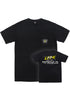 MOONEYES X LOSER MACHINE LOOK OUT POCKET TEE BLACK