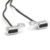 Mini LED turn signal for Handlebar Switch Softail Slim, Fat Boy S 2016, up VRSC / FLH 2009 up, chrome