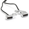 Mini LED turn signals for handlebar switch Softail 2015 up, E-Glide FLH 2009 - 2016, chrome