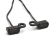Mini LED turn signals for handlebar switch Softail Slim, Fat Boy S 2016 up, VRSC / FLH 2009 up, black
