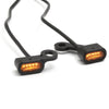 Mini LED turn signals for handlebar switch Sportster 2014 up, black
