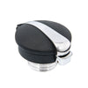 MOTONE MONZA GAS CAP KIT BLACK-POLISHED