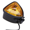 TRIANGLE HEADLIGHT BLACK WITH YELLOW LENS