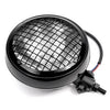 Koplamp zwart met grill 5 3/4 inch