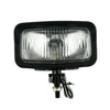 Headlight rectangular design black